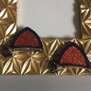 5/$25 🎉HP🎉cat ear hair clips